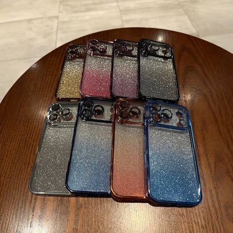 CUTECASEキラキララメ iPhone17pro/17ケース 美しい メッキ iPhone16/15Proカバー カメラ保護 軽量薄型 お洒落 CM5762