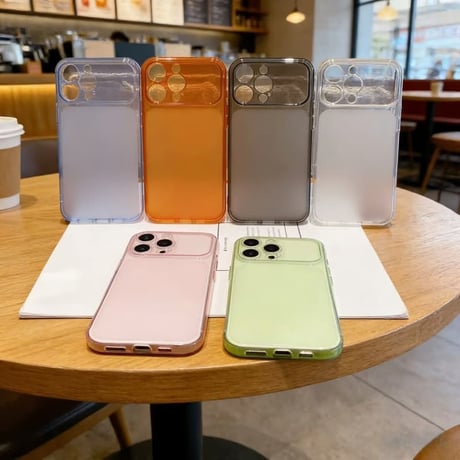 CUTECASEセージ/ミストブルー/ラベンダーに合う iPhone17/17Proケース 薄型軽量 iPhone16Pro/15pro/14ProMaxケース カメラ保護 指紋防止CM6315
