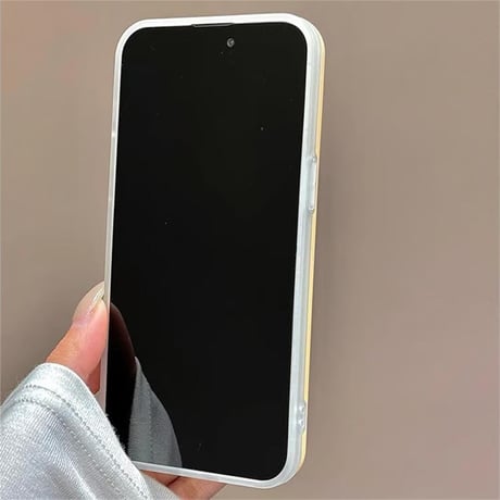 CUTECASE 韓国風 アイフォン15/15proケース 花グリップ付 iPhone14pro/13/12カバー かわいい 艶感CM4420