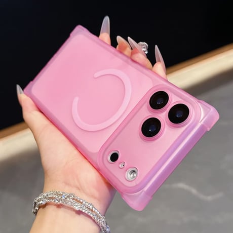 CUTECASE スクエア iPhone17ProMax/17Proケース 指紋防止 マット仕上げ MagSafe対応 iPhone17/Air/16/15カバー カメラ保護 耐衝撃CM5821