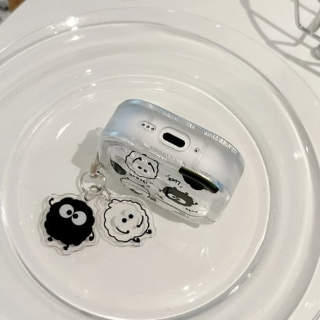CUTECASEモンスター AirpodsPro3ケース 可愛い Airpodspro3/2/1カバー Airpods第3/2世代 キーホルダー プレゼントにおすすめCM6441