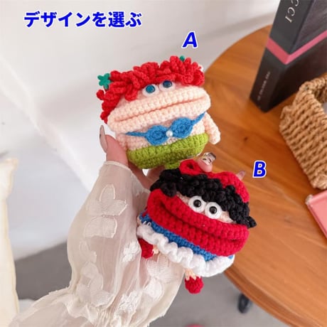 CUTECASE ギフトにおすすめ AirpodsPro3ケース ニット Airpods3/pro2カバー 可愛い 柔らかい 秋冬ファッションCM5739