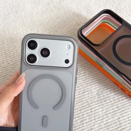 CUTECASE 高級感 iPhone17ProMaxケース 滑りにくい MagSafe対応 指紋防止 iPhone17Pro/16Pro/15pro/14ケース 肌に優しい 耐衝撃CM6347