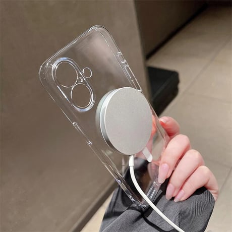 CUTECASE クリア iPhon17Pro/17Airケース 完全透明 黄ばまない iPhone17promax/17カバー MagSafe対応 定番アイテム CM5664