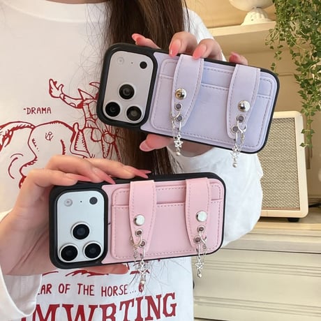 CUTECASE カード入れ付 iPhone17Promaxケース レザー製 iPhone16Promax/15pro/15/14/13ケース 耐久性ある 高品質CM6375