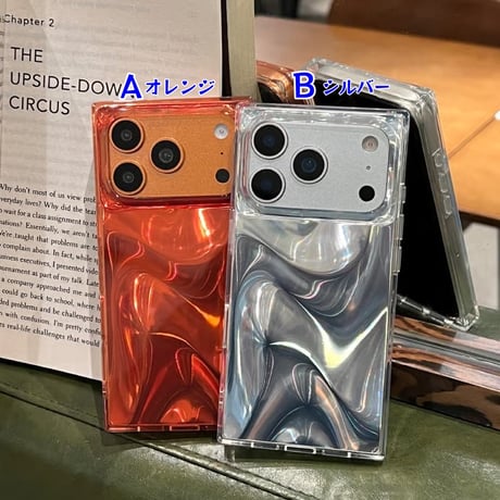 CUTECASE スクエア iPhone17ProMax/17Proケース 高級感光る iPhone16Pro/15Promaxカバー お洒落 存在感抜群 CM5925