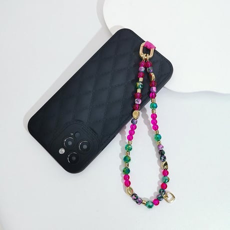 CUTECASECUTECASE iPhone 15 ケース携帯 スマホアクセサリー  携帯ストラップC6014