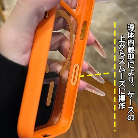CUTECASE iPhone17Pro/17ProMaxケース 高品質 MagSafe対応 iPhone/Airケース カメラカバー カメラコントロールボタン保護カバー耐衝撃 高級感 CM5776