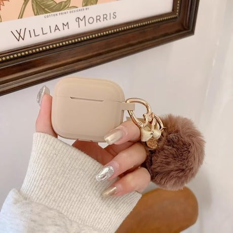 CUTECASE毛玉 Airpods 4ケース シリコン Airpods3/Pro2ケース airpodsproカバー トレンド人気 丈夫CM4928