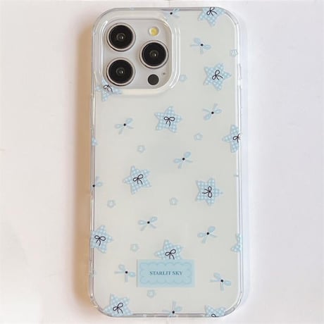 CUTECASEミラーグリップ iPhone16pro/16ケース リボン柄 iphone15pro/14/13promaxカバー 可愛い 淡色CM5485