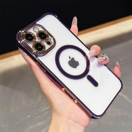 CUTECASEメタリックカラー iPhone16pro/16eケース Magsafe対応 カメラ保護 iPhone15promax/14/13proカバー 黄ばまない 耐久性ある CM5518