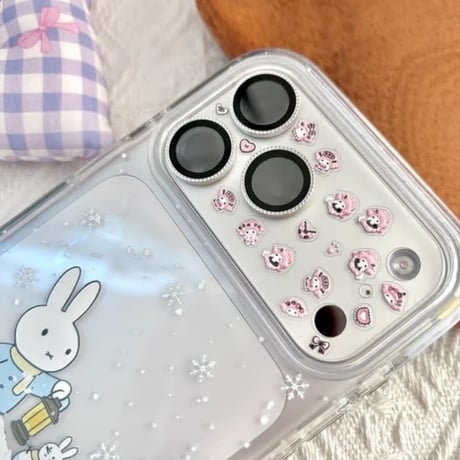 CUTECASE 高級感 カメラレンズカバー iPhon17ProMax/17Pro/17/Air シルバー 傷から保護 装着しやすい オシャレCM6044