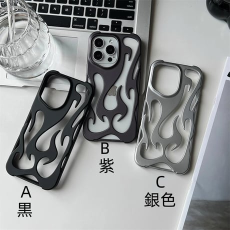 CUTECASE放熱 iPhone15pro/15promaxケース 透かし彫り iPhone14promax/13pro/12/11カバー 指紋防止 夏に人気CM4476