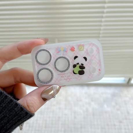 CUTECASE 可愛い動物柄 カメラ保護カバー iPhone17Pro iPhone17ProMax ガラスレンズフィルム 頑丈 人気 傷から保護 ギフトにおすすめ CM5931