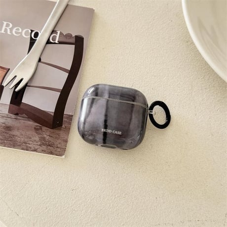 CUTECASE大理石調 Airpods４ケース グラデーションカラー Airpods3/Pro2ケース airpodsproカバー リング付き ギフトにおすすめCM5161