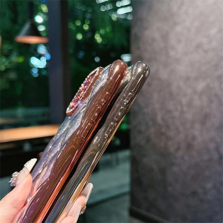 CUTECASE ダイヤデコ iphone16pro/16eケース オシャレ綺麗アイフォン13/12proカバー カメラ保護 キラキラインナーシート付き CM5494