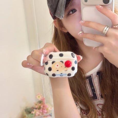 CUTECASE 象 Airpods Pro3ケース 可愛すぎる Airpods 4/3カバーケース AirpodsPro2/1 かわいい ギフトにおすすめ CM6402