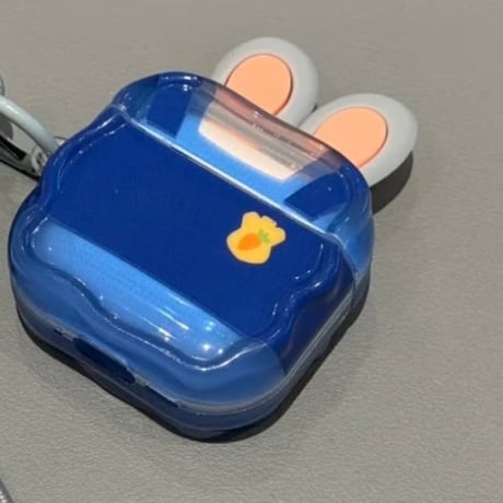 CUTECASE AirpodsPro3ケース 可愛い 耳付き Airpods4/pro2カバー リング付 丈夫 大人気 プレゼントにおすすめCM5930