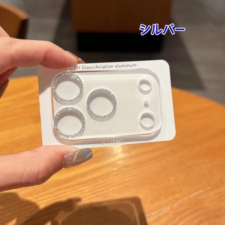CUTECASE キラキラレンズカバー iPhone17/17Pro/17Air/17promax 高透明 画質に影響しなく ラメ おしゃれ 可愛い丈夫CM5678