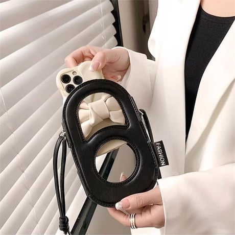 CUTECASEバック型 iPhone/Sharp/galaxy/sony/Arrowsケース ショルダーストラップ付 全機種対応 キュート 便利 シンプル風 肩ひも付きCM5355