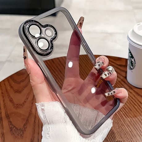 CUTECASE iPhone17Promaxケースソフトケース 滑り止め レンズカバー付 iPhone17ProMax/Airカバー シンプル風 頑丈 軽量 使いやすい CM5763