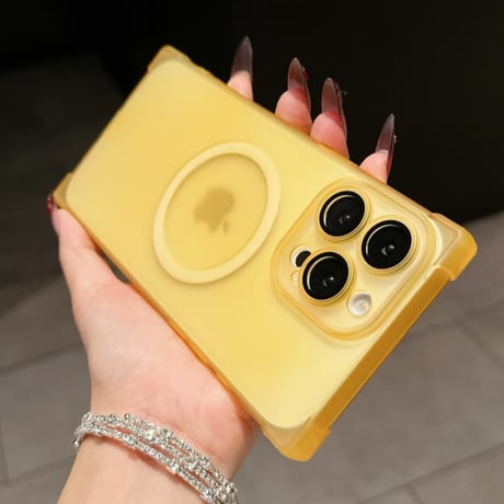 CUTECASE スクエア iPhone17ProMax/17Proケース 指紋防止 マット仕上げ MagSafe対応 iPhone17/Air/16/15カバー カメラ保護 耐衝撃CM5821
