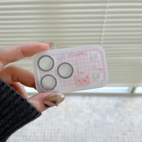 CUTECASE 可愛い動物柄 カメラ保護カバー iPhone17Pro iPhone17ProMax ガラスレンズフィルム 頑丈 人気 傷から保護 ギフトにおすすめ CM5931