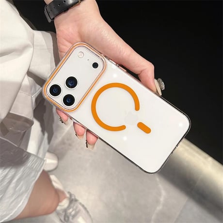 CUTECASE 高透明 MagSafe iPhone17Pro/17ProMaxケース 黄ばまない クリアiPhone17/17Airケース シンプル 軽量薄型 男女CM5630