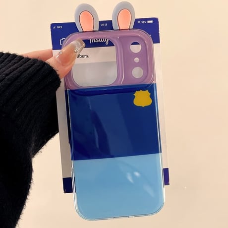 CUTECASE iPhone17Pro/17ケース 耳付き 可愛い iPhone17ProMax/16Pro/15ケース ペアお揃い ギフトにおすすめ CM5888
