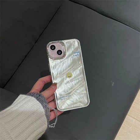 CUTECASEキラキラ笑顔 iphone15/15proケース 頑丈 アイフォン13/14pro/12proカバー 可愛い 女子力アップ CM3970
