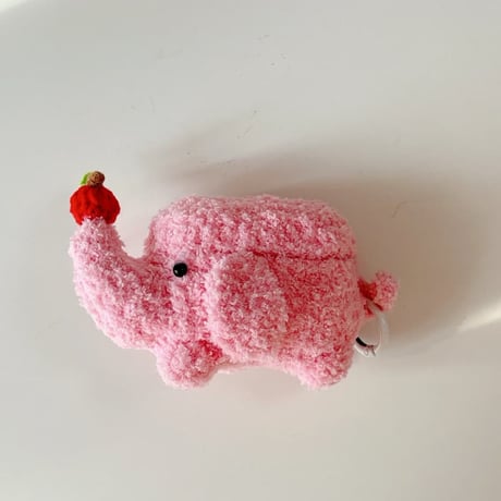 CUTECASE 象ぬいぐるみ AirpodsPro3ケース ふもふも Airpods4/pro2カバー お揃い 柔らかい 可愛い ギフトにおすすめCM5853