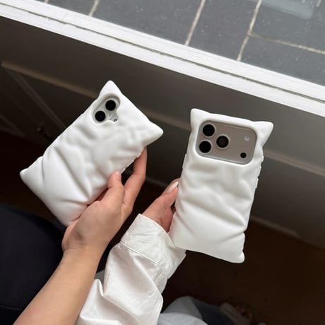 CUTECASE まくらiPhone17Promaxケース シリコン iPhone16Pro/15Pro/14ケース 丈夫 保護性よい ギフトに最適CM6493