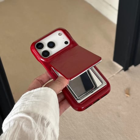 CUTECASE ダブルスタンド付鏡 iPhone17Pro/17ケース レザー 上品 iPhone17ProMax/16/15ケース 高品質 頑丈 オシャレ CM5969