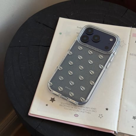 CUTECASE ダブルハートiPhone17Promaxケース キラキララメ iPhone17pro/16/15Proカバー パールストラップ 高級感CM5834