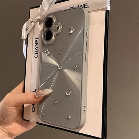 CUTECASEナチュラルチタン iPhone16/16Proケース オーロラ キラキラ iPhone15/14Pro/13proケース カメラ保護カバー 頑丈 CM4651