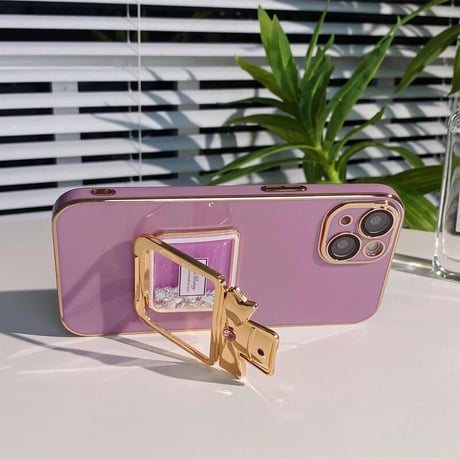 CUTECASE グリッター香水瓶スタンド iphone15pro/14/13proケース キラキラ アイフォン12mini/11proカバー お洒落 使いやすい 個性ファッションCM2198