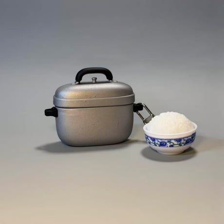 CUTECASE 圧力鍋 Airpods Pro3ケース ご飯キーホルダー付 Airpods4カバー pro2ケース 可愛い ストラップ付 ギフトにおすすめCM6049