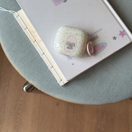 CUTECASE 象 Airpods Pro3ケース かわいい Airpods4/3カバー pro2/pro1 リング/キーホルダー ギフトにおすすめCM6327