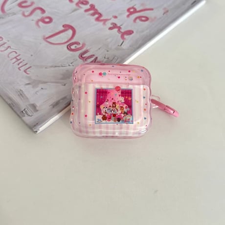CUTECASE 韓国っぽ AirPodsPro3ケース うねうねライン Airpods4/3ケース AirpodsPro2/Pro1カバー 動物柄 リング付 可愛い CM5950