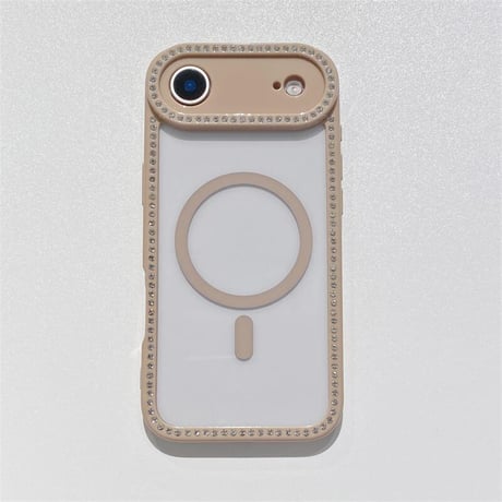CUTECASE ジュエリーライン iPhone17/17Airケース MagSafe対応 iPhone17Pro/17ProMaxカバー パステルカラー 黄ばまない CM5667