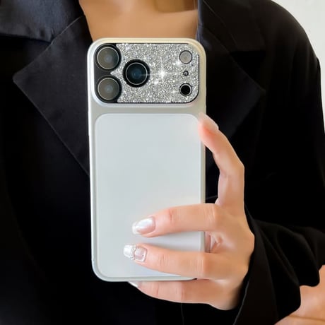 CUTECASEダイヤデコ カメラ保護カバー iPhone17ProMax iPhone17Pro 豪華 キラキラ 頑丈全面保護 オシャレCM6103