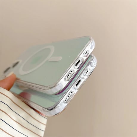 CUTECASE光る Magsafe iphone15/14proケース キラキララメ入り クリアアイフォン13pro/12promaxカバー オシャレ 夏に人気CM4421