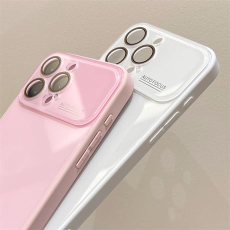 CUTECASEカメラカバー付 iPhone17Pro/16カバー 淡色系 iPhone15pro/14proケース パステルカラー 頑丈CM5573