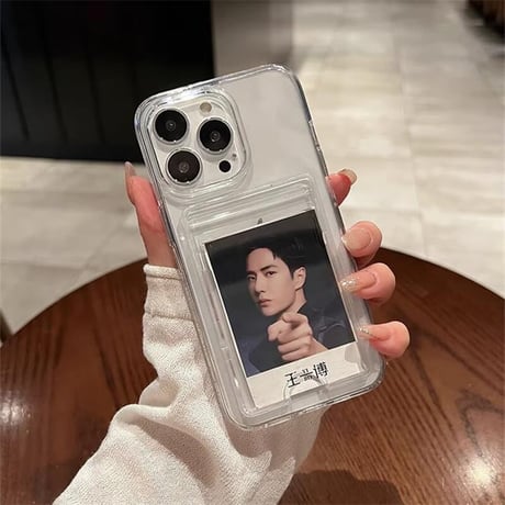 CUTECASE iPhone16/16Proケース カード収納 クリアiPhone15plus/14/13proケース 黄ばまない シンプル 高品質 CM4624