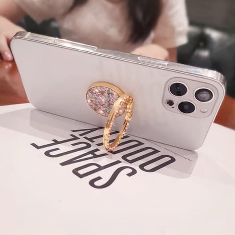 CUTECASEダイヤリングスタンド キラキラグリッター 美しい お洒落 人気 実用便利 可愛い プレゼントにおすすめ CM6181