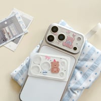 CUTECASE 可愛いカメラ保護カバー iPhone17Pro iPhone17ProMax ガラスレンズフィルム 動物柄 人気 傷から保護 ギフトにおすすめ CM5794