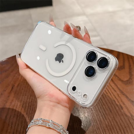 CUTECASE MagSafe対応 レンズフィルム付 iPhone17Pro/17Airケース 高透明 薄型軽量 iPhone17/17Promaxケース 黄ばまない 耐久性あり CM5634