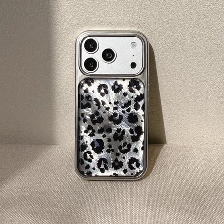 CUTECASE アニマル柄 iPhone17Promaxケースヒョウ柄 iPhone17Pro/16/15Proカバー オシャレ 艶感 耐衝撃 CM5866