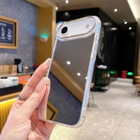 CUTECASE ミラー iPhone17Pro/17Airケース オシャレ 鏡面 iPhone16Pro/15promax/14カバー シンプル 丈夫 CM5551