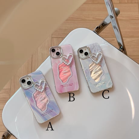 CUTECASE不規則な鏡人気の要素 うねうね 鏡付 iPhone15/15Proケース キラキラグリッター iPhone14/13Pro/12ケース きれい 便利 丈夫 C6019